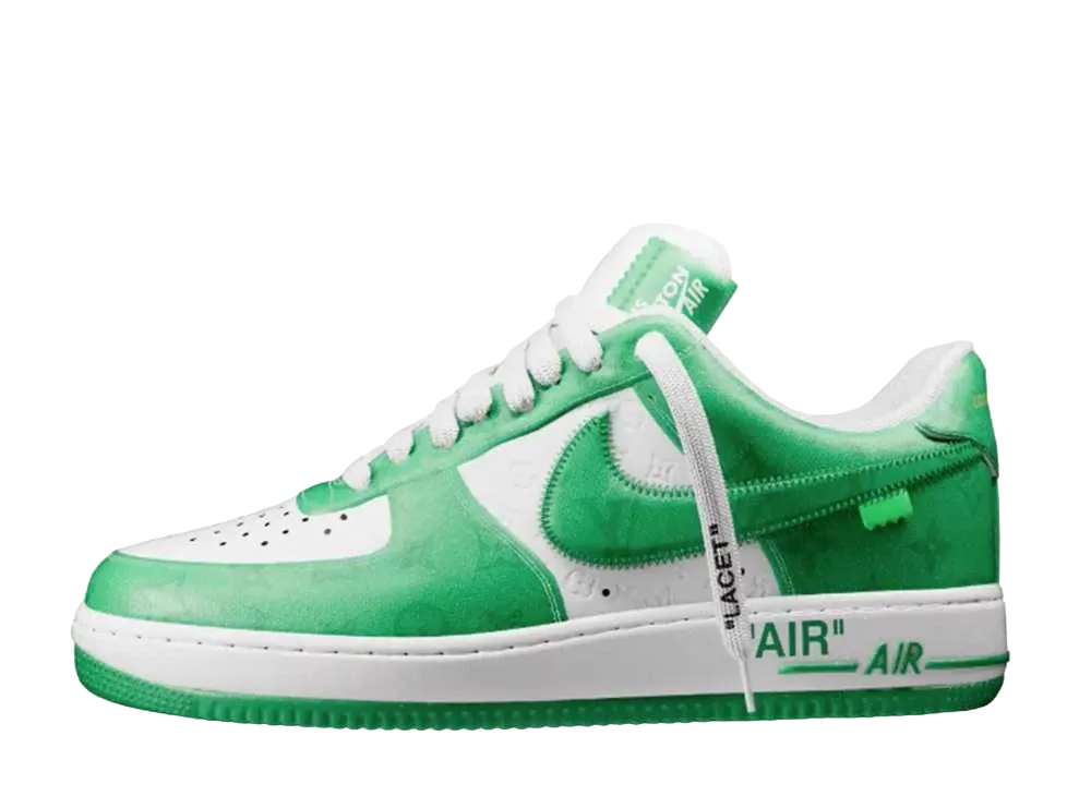 Louis Vuitton × Nike Air Force 1 Low by Virgil Abloh "White & Gym Green"
