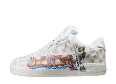 Louis Vuitton × Nike Air Force 1 Low by Virgil Abloh "Sail/Multi Color"