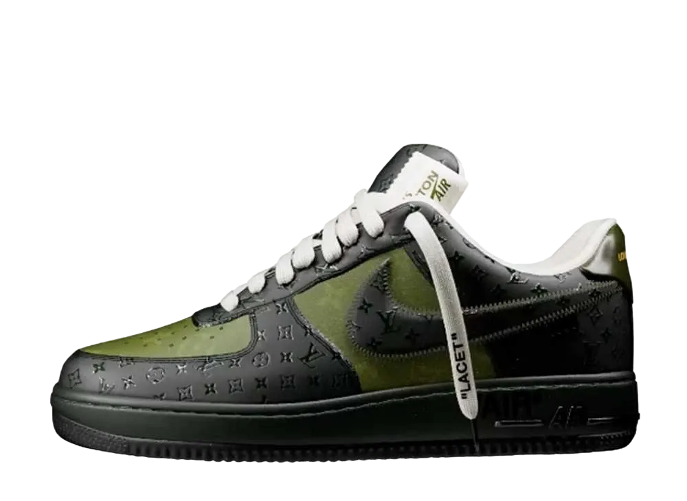 Louis Vuitton × Nike Air Force 1 Low by Virgil Abloh "Khaki/Khaki"