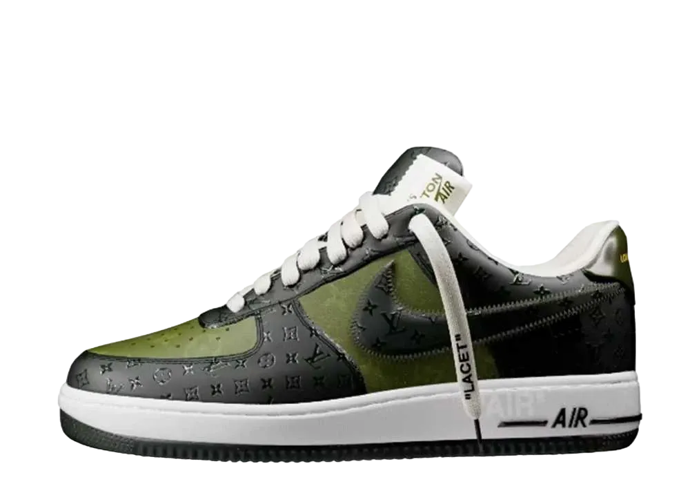 Louis Vuitton × Nike Air Force 1 Low by Virgil Abloh "Khaki/White"