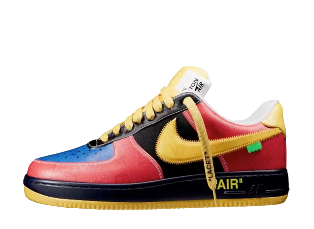 Louis Vuitton × Nike Air Force 1 Low by Virgil Abloh "Red/Yellow/Blue"