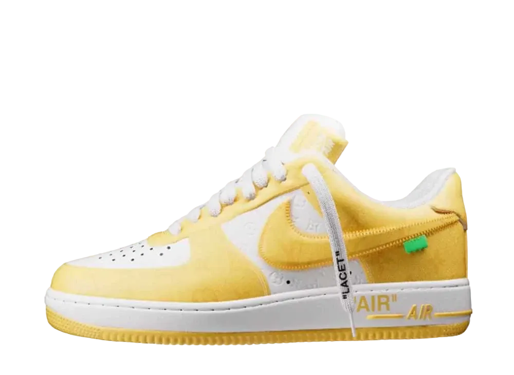 Louis Vuitton × Nike Air Force 1 Low by Virgil Abloh "White/Yellow"