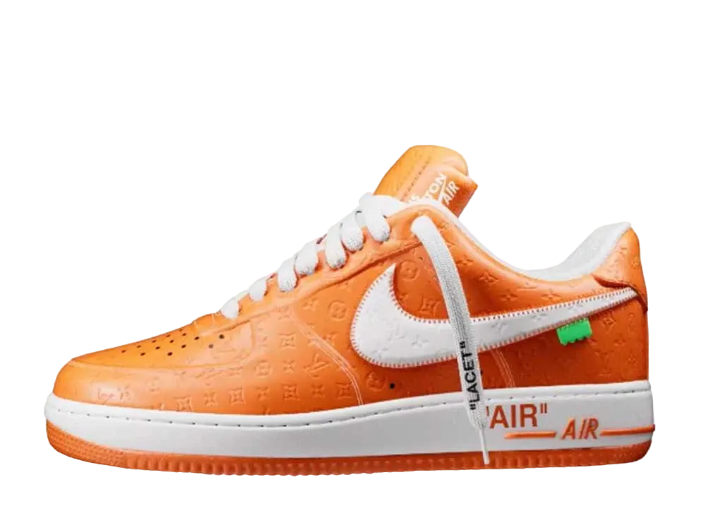 Louis Vuitton × Nike Air Force 1 Low by Virgil Abloh "Orange/White"