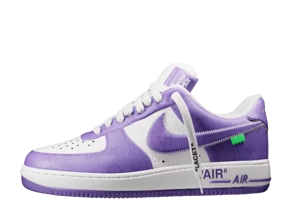 Louis Vuitton × Nike Air Force 1 Low by Virgil Abloh "White/Purple"