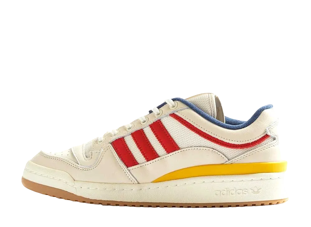 adidas consortium Forum Low WOODWOOD "Off White/Altered Amber/Yellow"