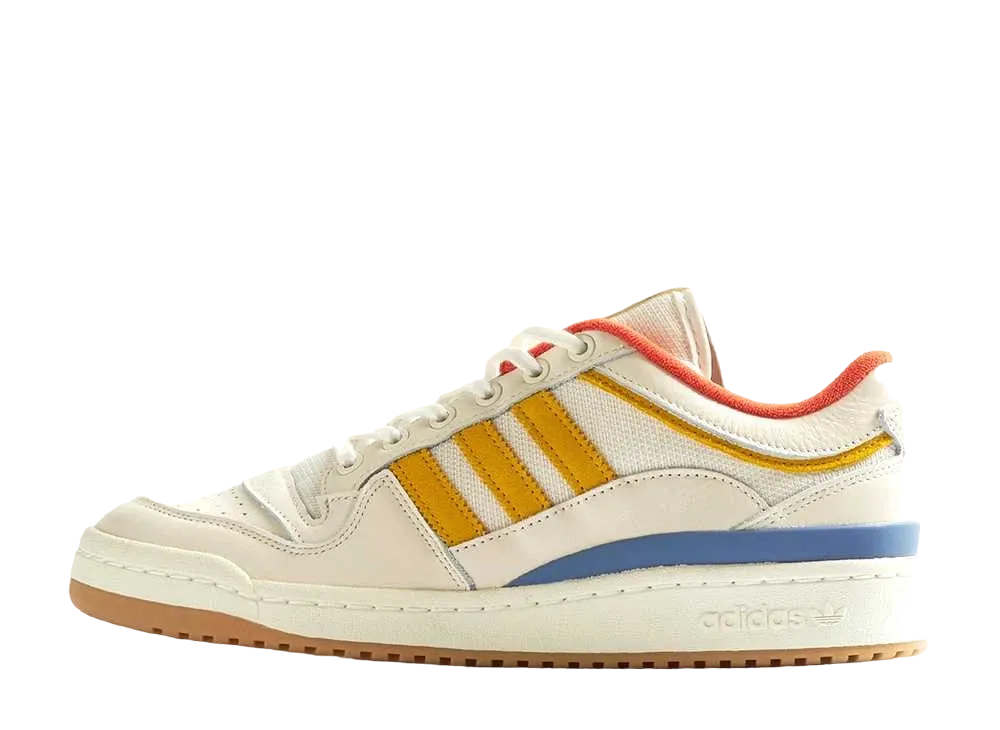 adidas consortium Forum Low WOODWOOD "Off White/Glory Amber/Hazy Yellow"