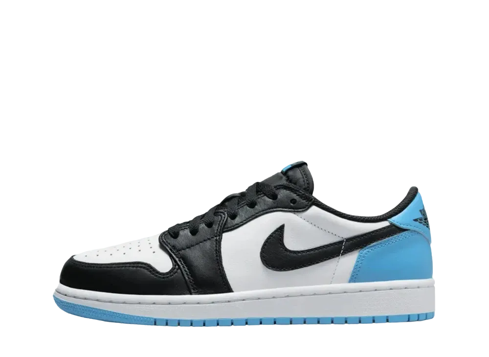 Nike Women's Air Jordan 1 Low OG "Black and Dark Powder Blue/UNC"