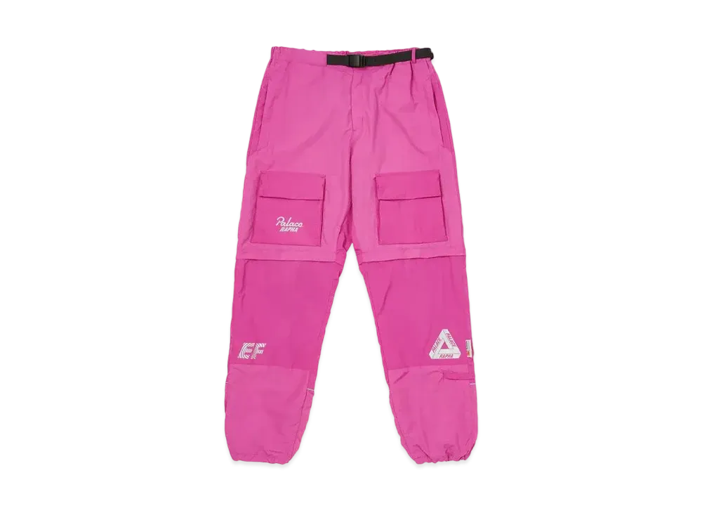 PALACE RAPHA EF EDUCATION FIRST TECH ZIP-OFF TROUSERS "Pink"