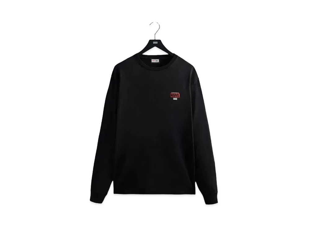 Marvel x Kith Spider-Man Timeline L/S Tee "Black"