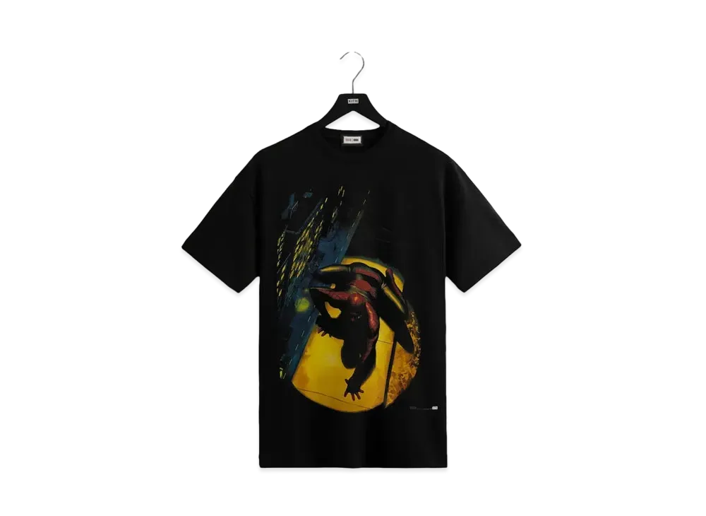 Marvel x Kith Spider-Man Spotlight Tee "Black"