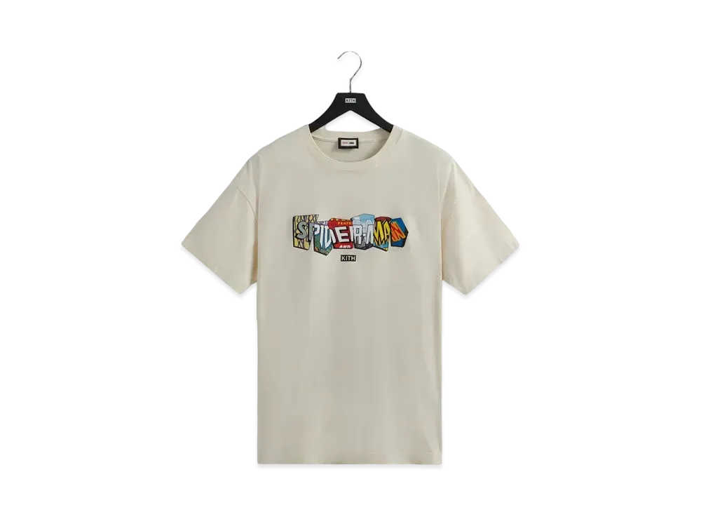 Marvel x Kith Spider-Man Comic Covers Tee "Sandrift"