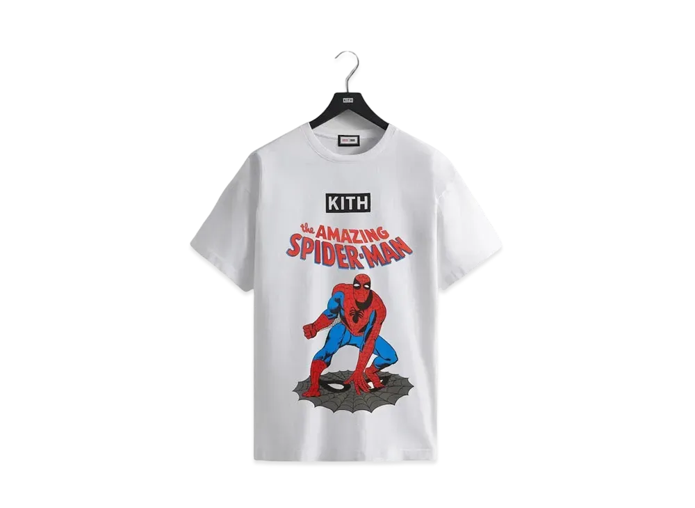 Marvel x Kith Spider-Man Allies Vintage Tee "White"
