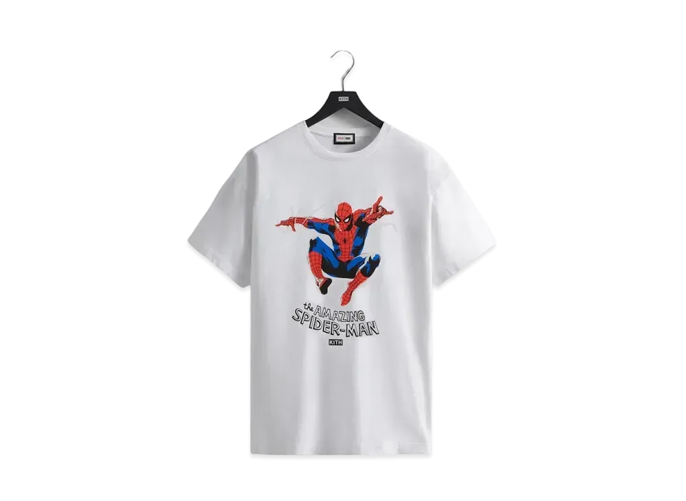 Marvel x Kith Spider-Man Amazing Spider-Man Tee "White"