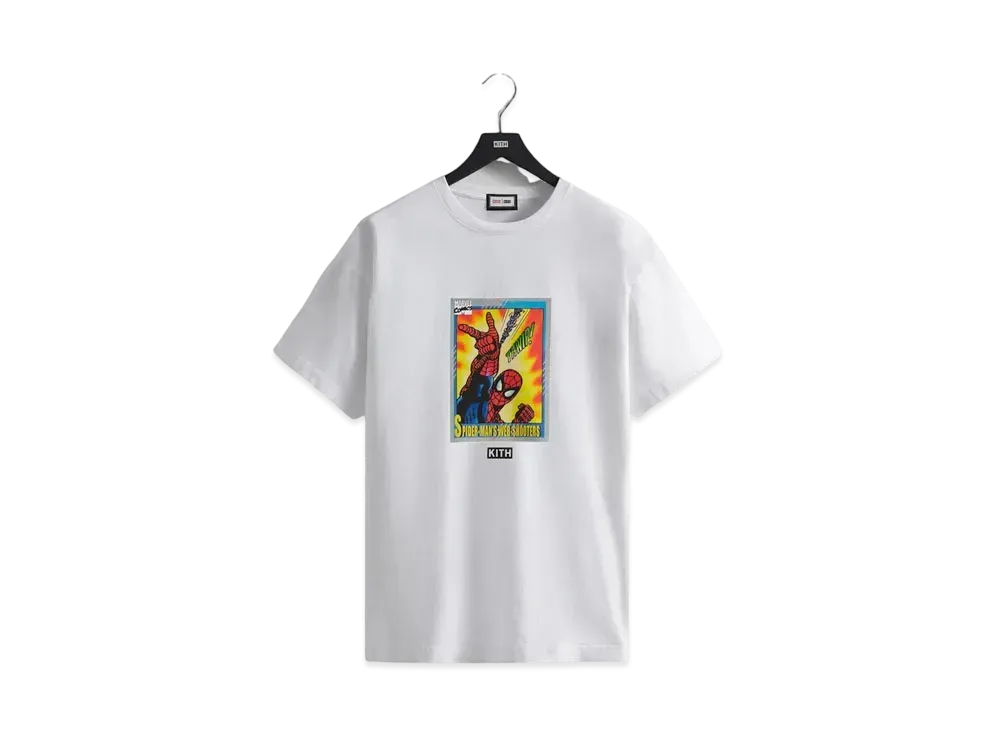 Marvel x Kith Spider-Man Web-Shooter Vintage Tee "White"