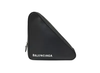 BALENCIAGA Triangle Clutch Bag ”Black”