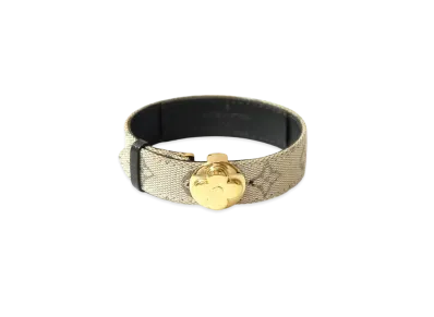 Louis Vuitton Monogram Mini Good Luck Bracelet "Khaki"