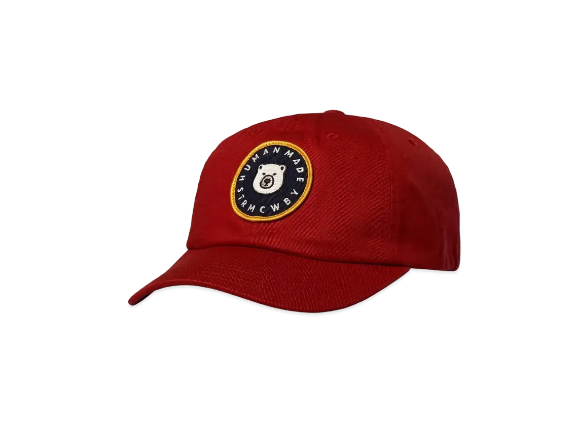 HUMAN MADE 6PANEL TWILL CAP #1 "Burgundy"