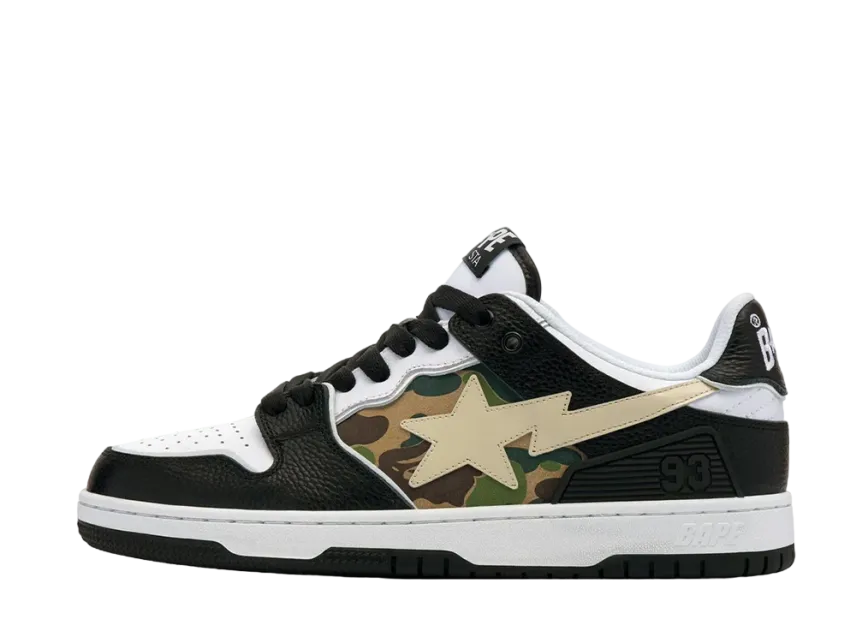 ア ベイジング エイプ スケートスタ "ブラック"