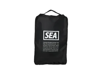 WIND AND SEA WDS TRAVEL POUCH (LARGE) "Black"