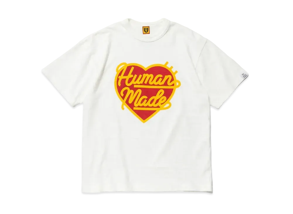 HUMAN MADE HEART T-SHIRT "White"
