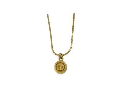 Dior CD Logo Necklace "Gold"
