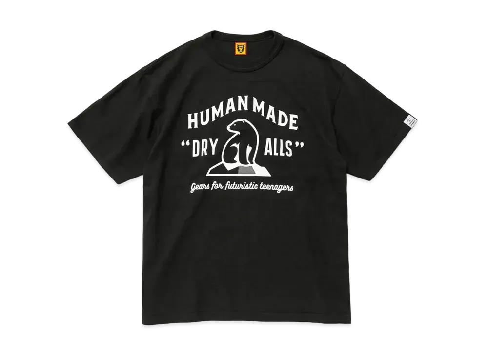 HUMAN MADE POLAR BEAR T-SHIRT "Black"