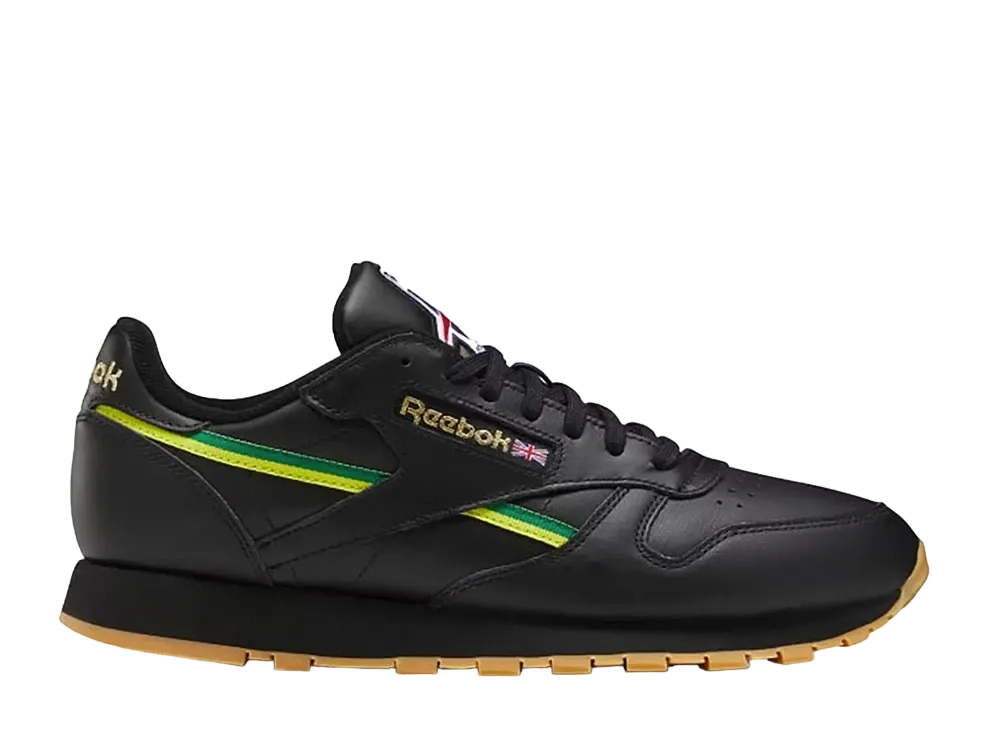 リーボック クラシックレザー "ブラック グリーン イエロー"