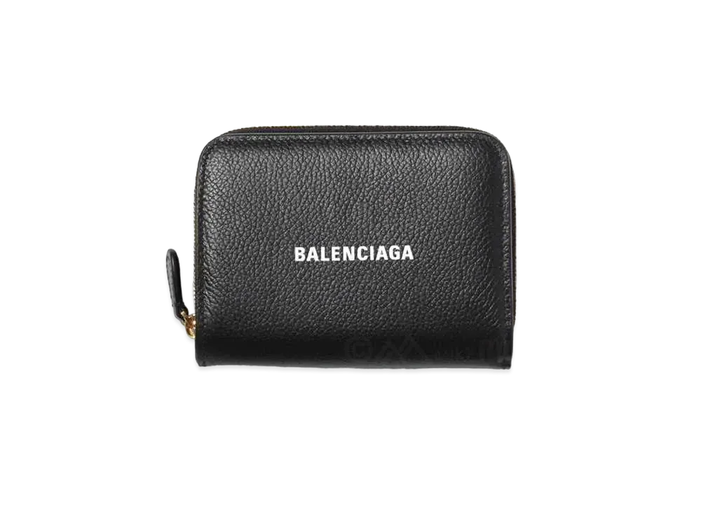 バレンシアガ キャッシュ 二つ折りコンパクトウォレット "ブラック" 650871 1IZ1M 1090
