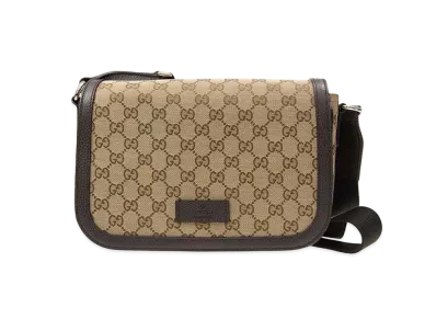 GUCCI GG Canvas Shoulder Bag "Beige"