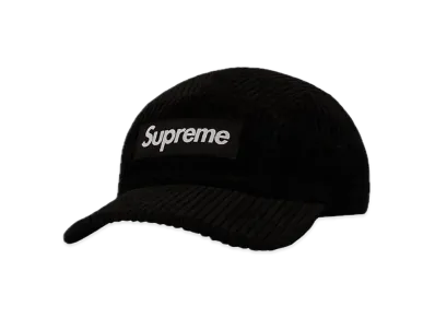 Supreme Corduroy Camp Cap "Black"