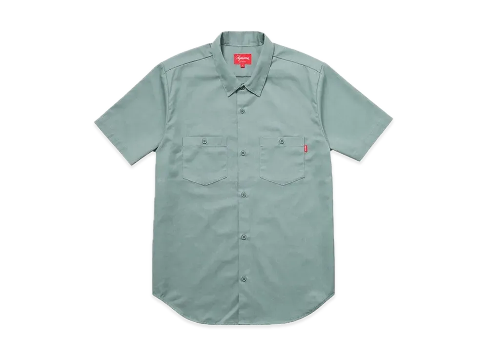 シュプリーム マイケル ジャクソン S/S ワーク シャツ "ワーク グリーン"