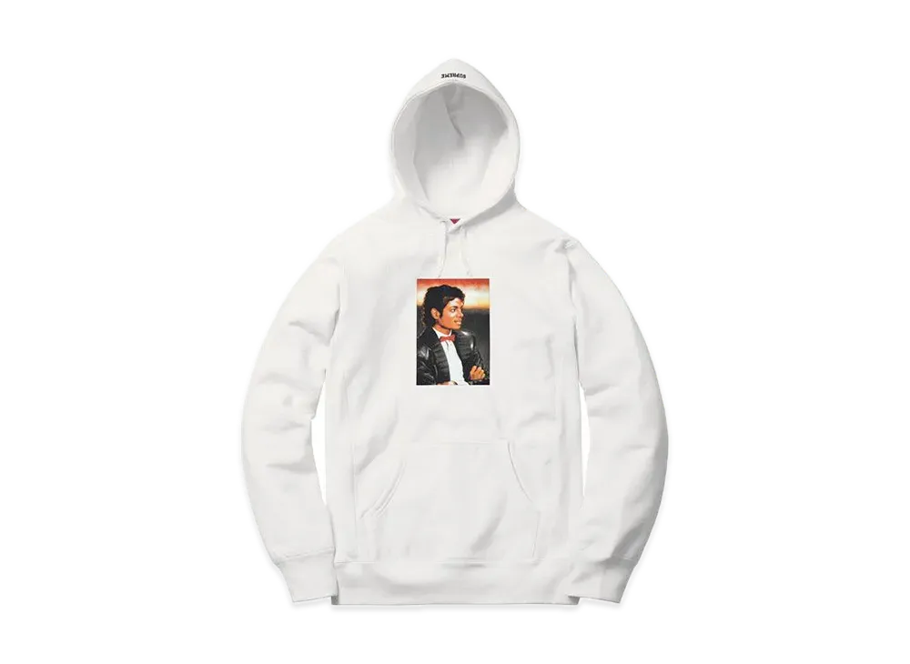 Supreme Michael Jackson Hooded Sweatshirt "White"