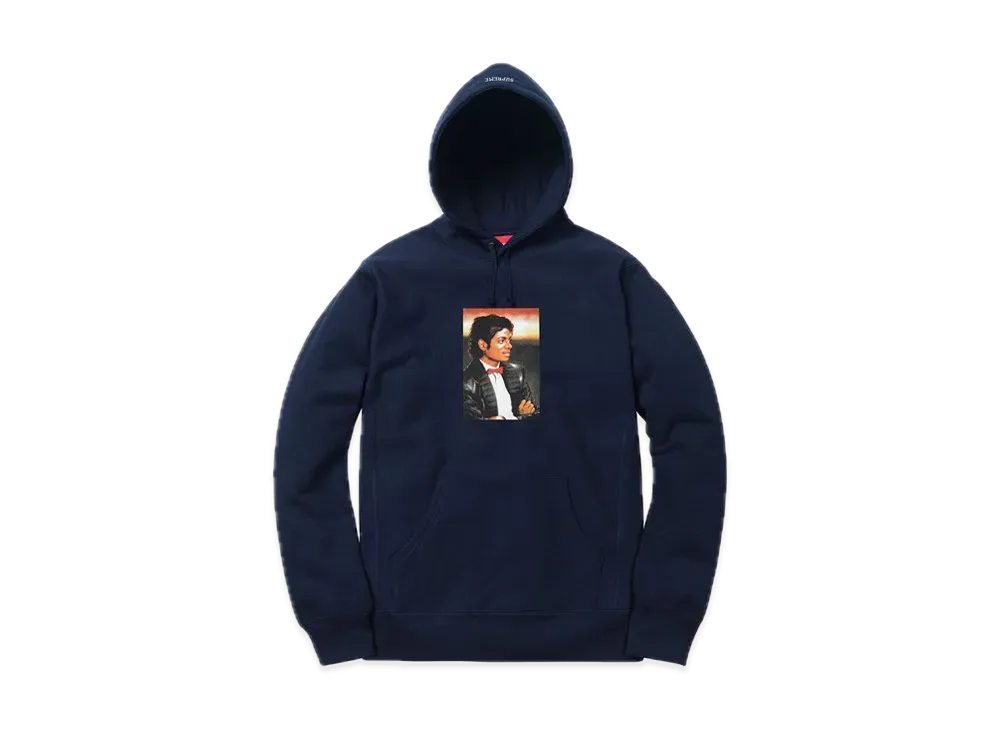 Supreme Michael Jackson Hooded Sweatshirt "Navy"