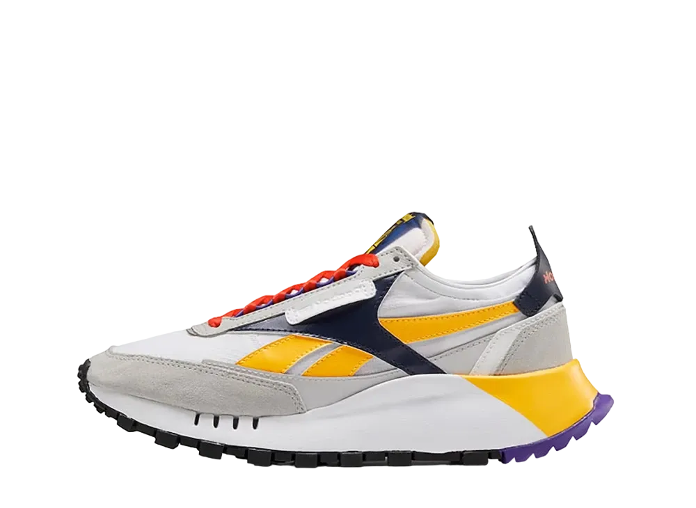 リーボック ウィメンズ クラシックレザー レガシー "スノーウィ グレイ/ソーラー ゴールド"