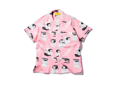 UNION SNAPSHOT WOVEN S/S SHIRT "Pink"