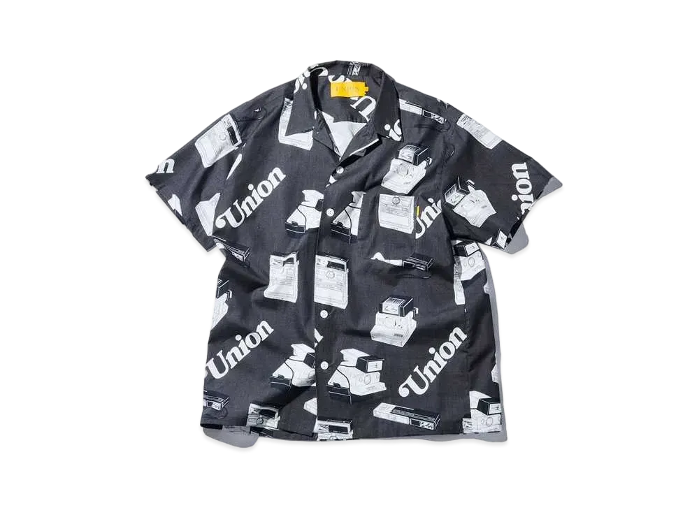 UNION SNAPSHOT WOVEN S/S SHIRT "Black"