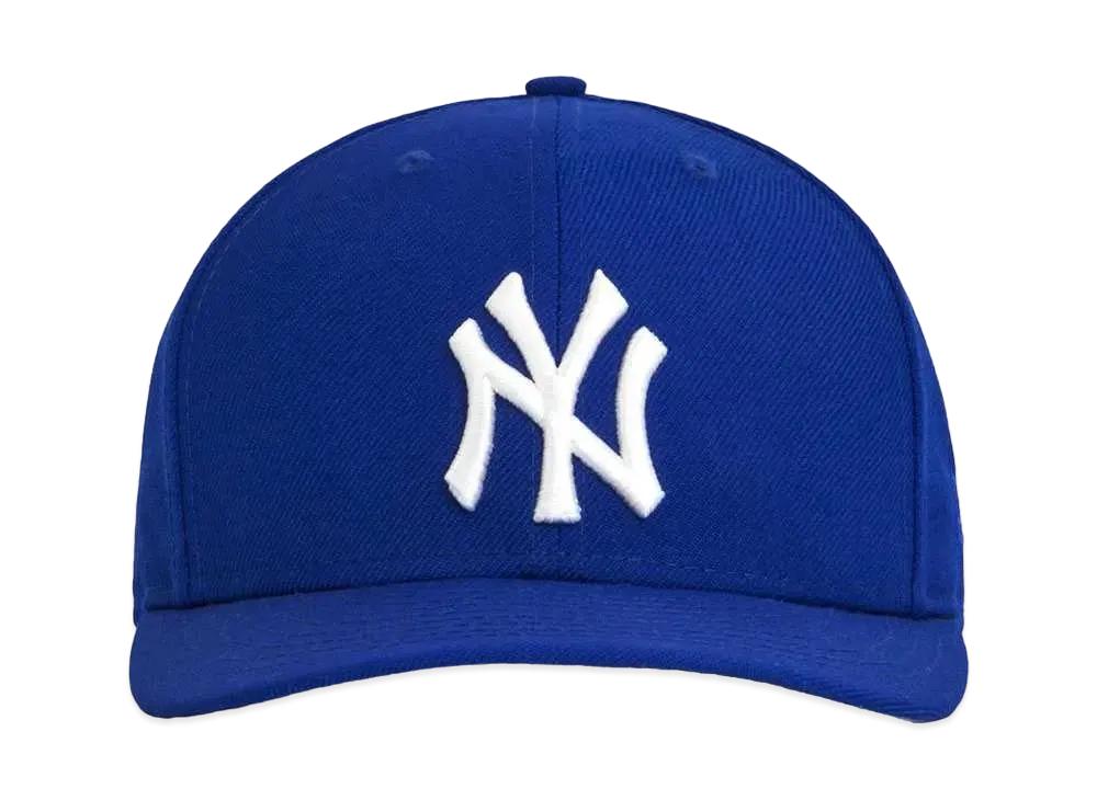 キス x メジャー リーグ ベースボール ニューヨーク ヤンキース ニュー エラ 59フィフティ レトロ クラウン キャップ "ロイヤル ブルー"