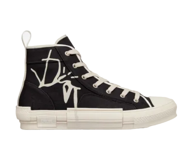 Cactus Jack × Dior B23 High Top Sneakers "Black"