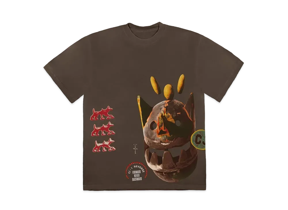 Travis Scott Cactus Jack NEVER BACKWARD TEE 