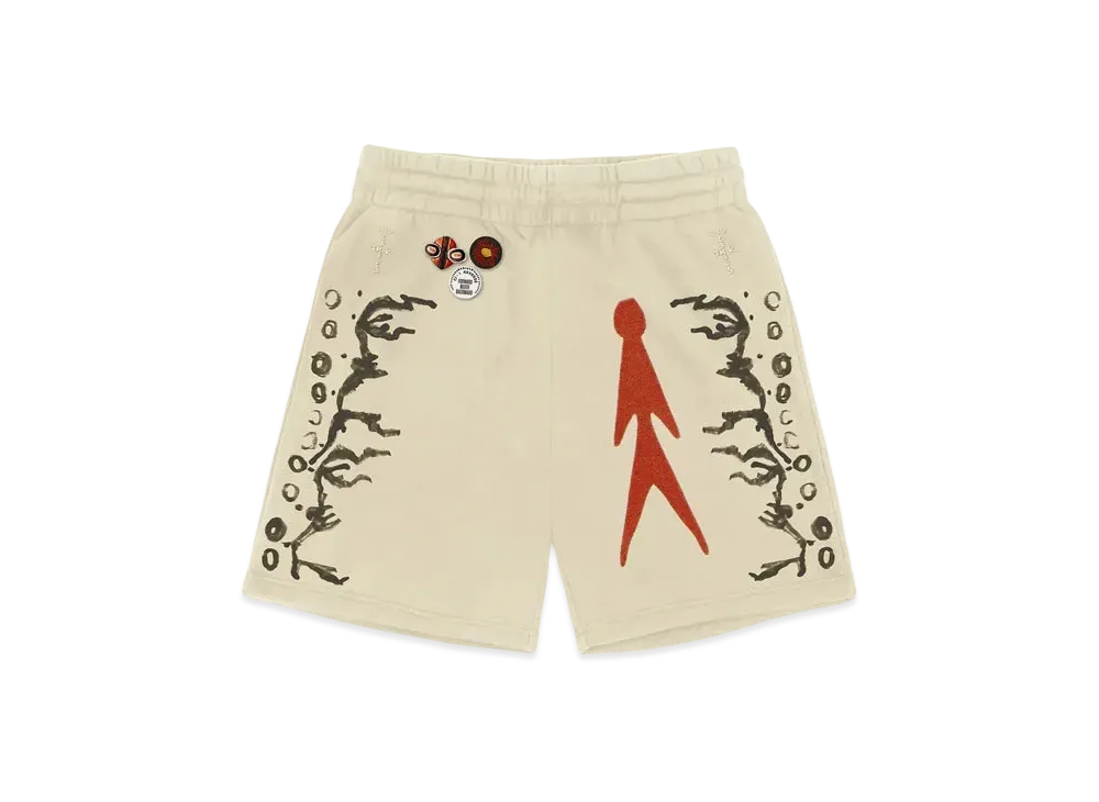 Travis Scott Cactus Jack CHARACTER SHORTS "Ivory"