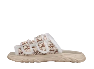 Cactus Jack × Dior H-Town Sandals "Cactus Jack Oblique Jacquard & Shearing"