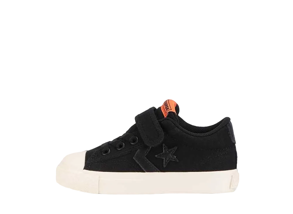 コンバース キッズ ブレイクスター SK V-1 OX "ブラック/オレンジ"(キッズ)