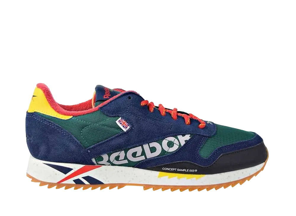 リーボック クラシックレザー リプル "アルタード グリーン レッド"