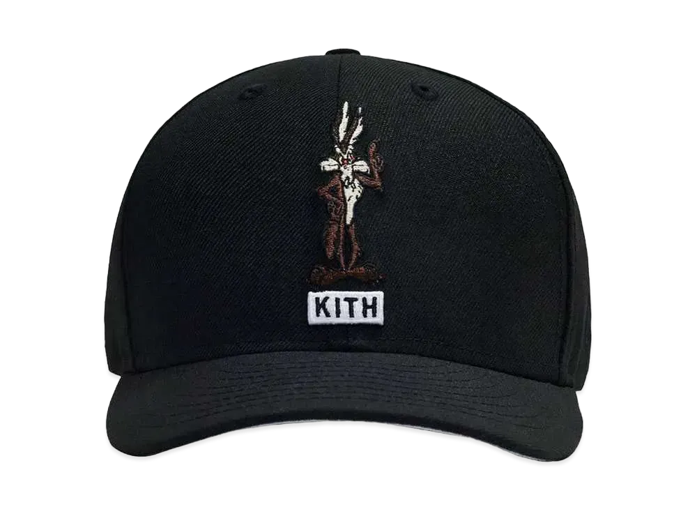 Kith x Looney Tunes x New Era Coyote 59Fifty Cap "Black"