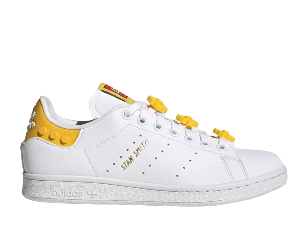 レゴ × アディダス スタンスミス "サプライヤー カラー/フットウェア ホワイト/ゴールド メタリック"