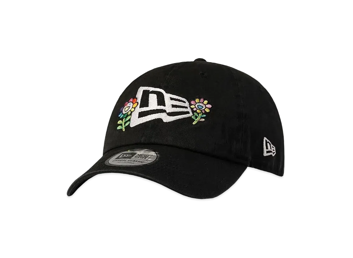 NEW ERA TAKASHI MURAKAMI CASUAL CLASSIC FLOWER FLAG BLACK "Black"