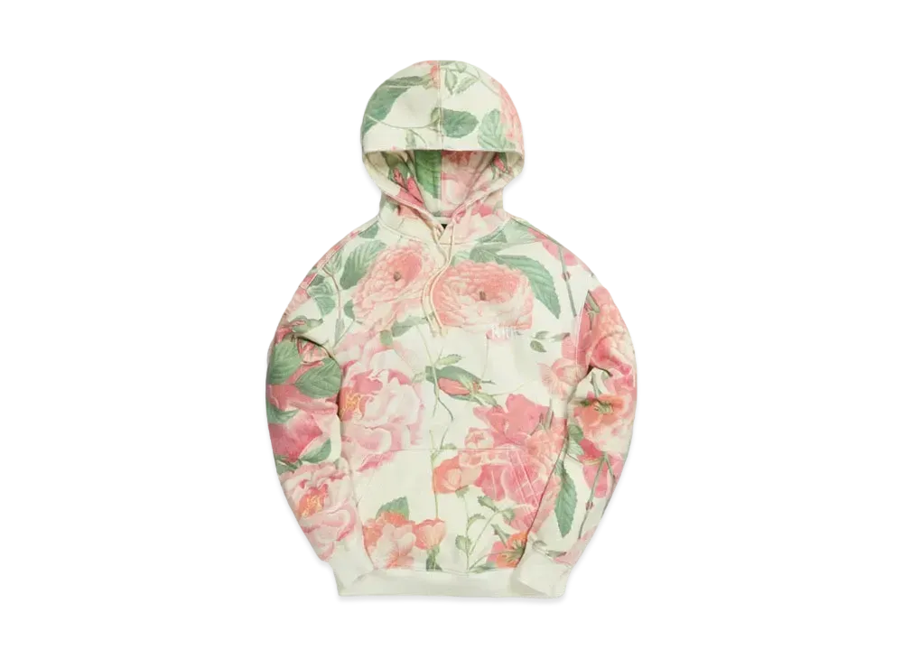 Kith Peony Print Hoodie "Pink"