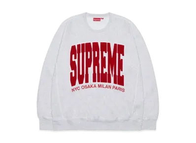 Supreme Cities Arc Crewneck "Grey"