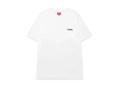 Supreme Washed Handstyle S/S Top "White"