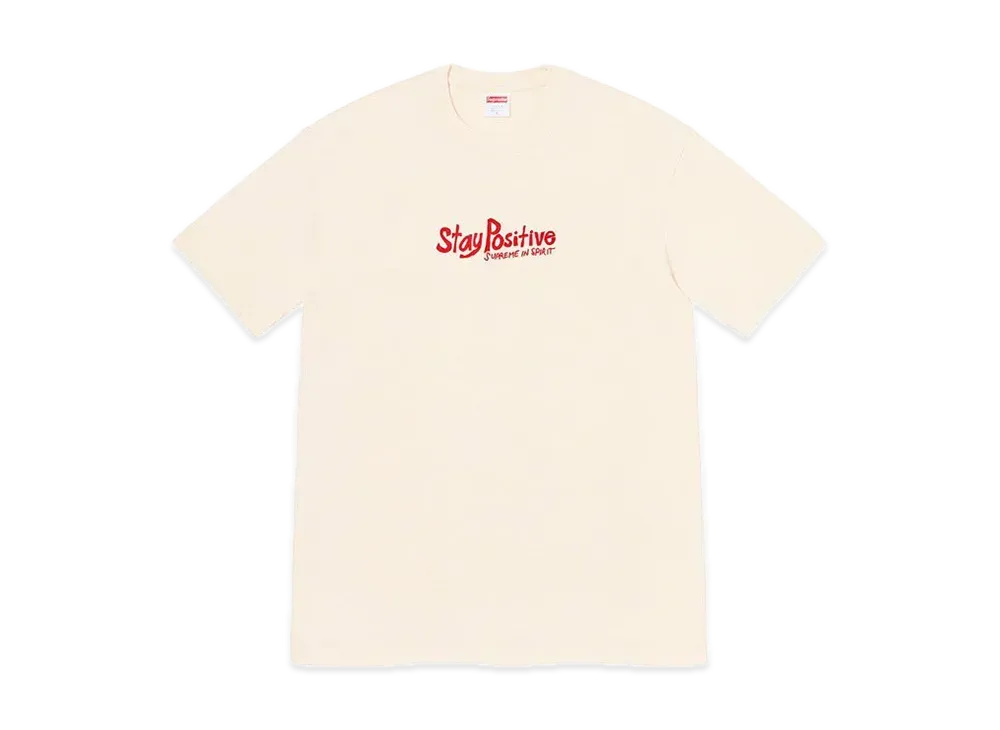 Supreme Stay Positive Tee "Natural"